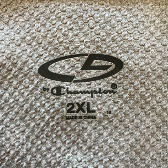 Gray Champion half zip jacket Sz. 2XL - Picture 3 of 5